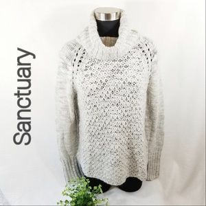 Sanctuary S Oversized Turtleneck Sweater 3169